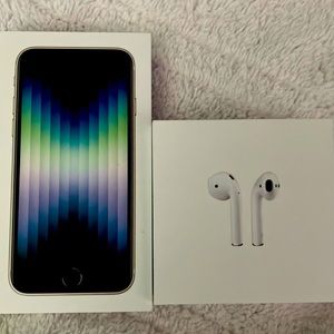 Apple BOXES: airpod box, iphone se 3rd generation box